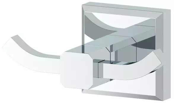 Крючок Artwelle Hagel 9925 двойной, для ванны, хром