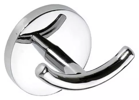 Крючок Bemeta Alfa 102406022 двойной, для ванны, хром