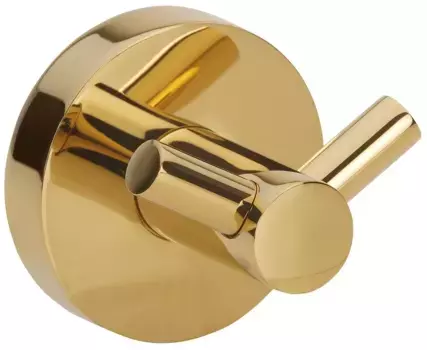 Крючок Bemeta Brilo 161106032 двойной, для ванны, золотой