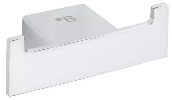 Крючок Bemeta Via 135006032 двойной, для ванны, хром