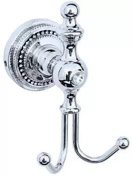Крючок Boheme Brillante 10435 двойной, для ванны, хром