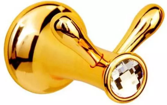 Крючок Boheme Chiaro 10506 двойной, для ванны, золотой