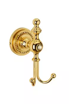 Крючок Boheme Imperiale 10406 двойной, для ванны, золотой