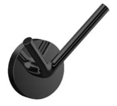 Крючок Emco Round 4375 133 01 двойной, для ванны, черный