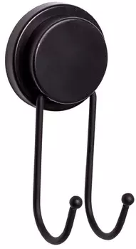 Крючок Fixsen Magic Black FX-45005A двойной, для ванны, черный матовый