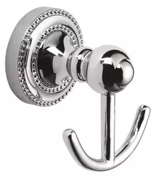 Крючок Fixsen Style FX-41105А двойной, для ванны, хром