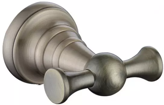 Крючок Kaiser Arno KH-4202 двойной, для ванны, бронза