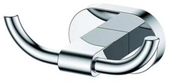 Крючок Kaiser Gerade KH-2012 двойной, для ванны, хром