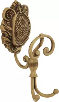 Крючок Migliore Cleopatra ML.CLE-60.704.BR двойной, для ванны, бронза