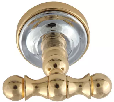 Крючок Migliore Mirella 17284 двойной, для ванны, хром/золотой