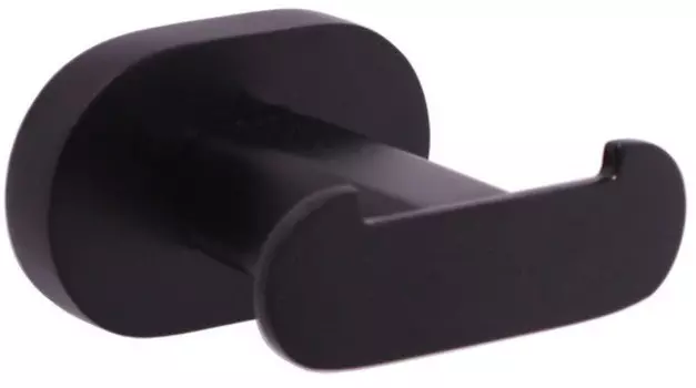 Крючок Rav Slezak Yukon YUA0102CMAT двойной, для ванны, черный матовый