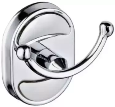 Крючок РМС A5021 двойной, для ванны, хром