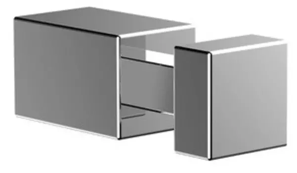 Крючок Emco Liaison 1875 001 02 для ванны, хром