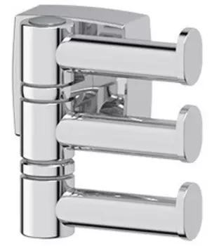 Крючок FBS Esperado ESP 047 тройной, поворотный, для ванны, хром