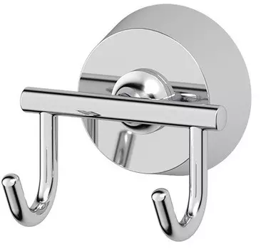 Крючок FBS Vizovice VIZ 002 двойной, для ванны, хром