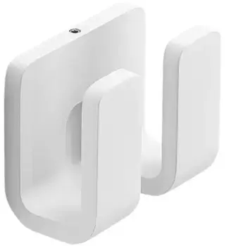 Крючок Gedy Outline 3228(22) двойной, для ванны, белый матовый