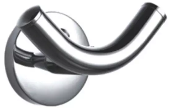 Крючок Nofer Monaco 16373.B двойной, для ванны, хром