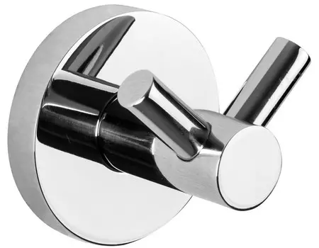 Крючок Nofer Niza 16852.B двойной, для ванны, хром