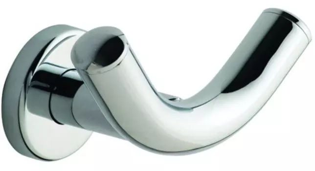 Крючок двойной Nofer Siena 16360.B двойной, для ванны, хром