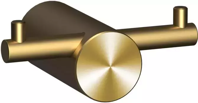 Крючок Raiber Graceful RPG-80005 двойной, для ванны, золотой матовый