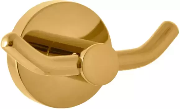 Крючок Rav Slezak Colorado COA0102ZK двойной, для ванны, золотой матовый