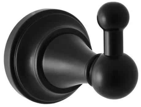 Крючок Rav Slezak Morava MKA0100CMAT для ванны, черный матовый