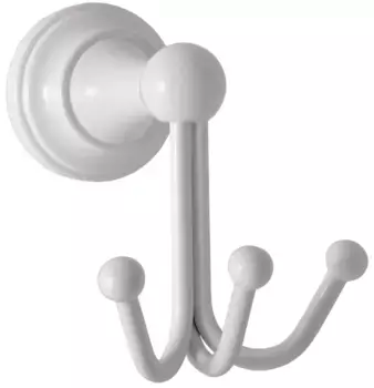 Крючок Rav Slezak Morava MKA0105B для ванны, белый глянец