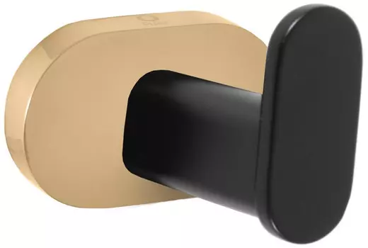 Крючок Rav Slezak Yukon YUA0100CMATZ для ванны, золотой/черный матовый