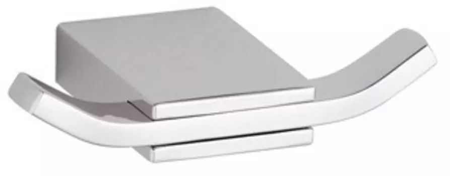 Крючок Remer Flat FT50CR двойной, для ванны, хром
