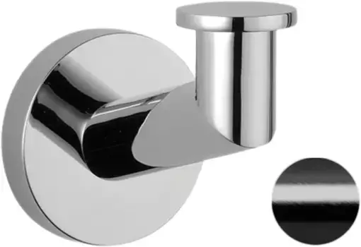 Крючок Remer Guest GS50CFP для ванны, черный хром матовый