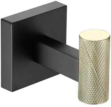 Крючок Rose RG3011H для ванны, золотой/черный матовый