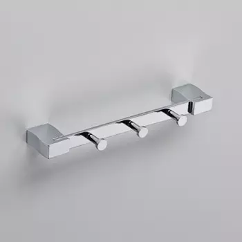 Планка с крючками Schein Swing 321*3В-2 для ванны, хром
