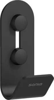 Крючок Sonia Quick 188871 для ванны, черный матовый