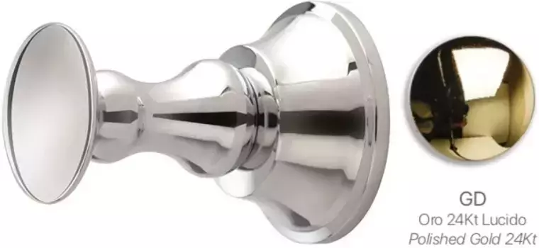 Крючок Stil Haus Smart SM13.1(02) для ванны, хром/золотой