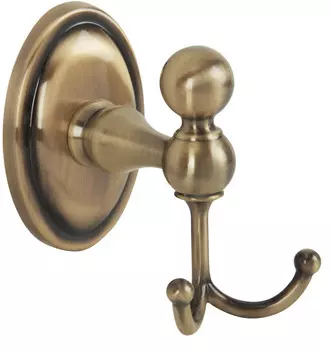 Крючок Veragio Bonjour Bronzo VR.BNR-7833.BR двойной, для ванны, бронза