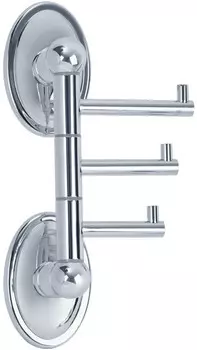 Крючок Veragio Bonjour Cromo VR.BNR-7835.CR тройной, поворотный, для ванны, хром