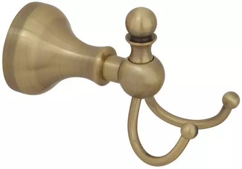 Крючок Veragio Gialetta Bronzo VR.GIL-6433.BR двойной, для ванны, бронза
