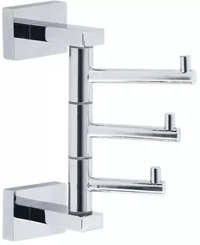 Крючок Veragio Ramba Cromo VR.RMB-4935.CR тройной, поворотный, для ванны, хром
