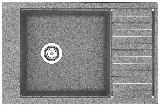 Кухонная мойка Акватон Делия серый 1A715132DE230