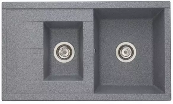Кухонная мойка Акватон Делия серый 1A716232DE230