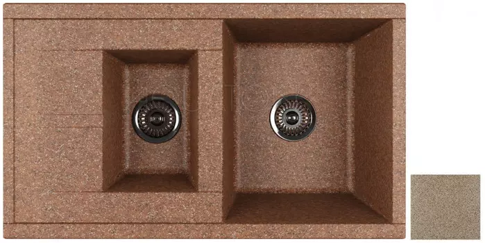 Кухонная мойка Акватон Делия терракот 1A716232DE270