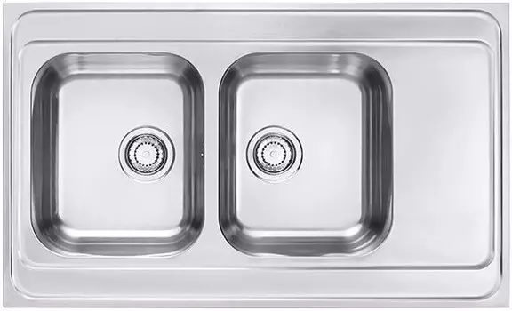 Кухонная мойка Alveus Classic Pro 80 SAT матовая сталь 1130472