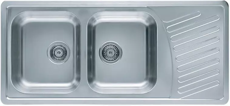 Кухонная мойка Alveus Elegant 70 SAT матовая сталь 1009386