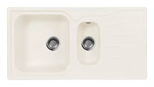 Кухонная мойка AquaGranitEx белый M-09K(331)