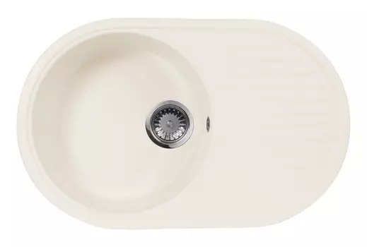 Кухонная мойка AquaGranitEx белый M-18(331)