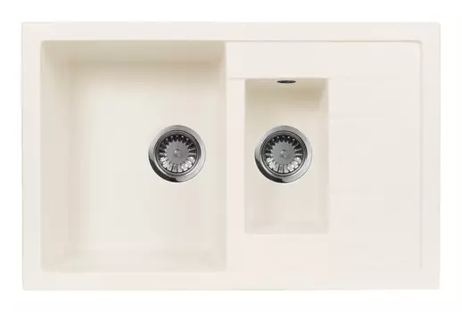 Кухонная мойка AquaGranitEx белый M-21K(331)