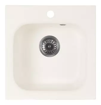 Кухонная мойка AquaGranitEx белый M-43(331)