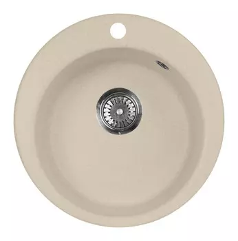 Кухонная мойка AquaGranitEx бежевый M-05(328)