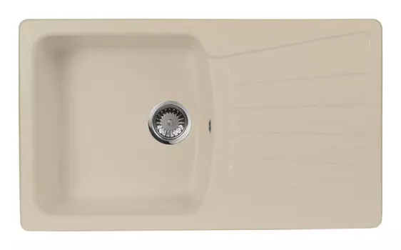 Кухонная мойка AquaGranitEx бежевый M-12(328)