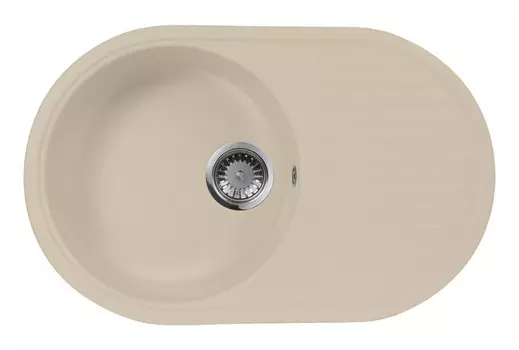 Кухонная мойка AquaGranitEx бежевый M-18(328)
